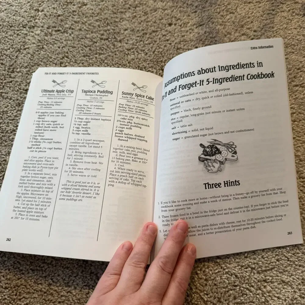 Fix It & Forget It 5 Ingredient Favorites Crockpot Recipes Cookbook Phyllis Good